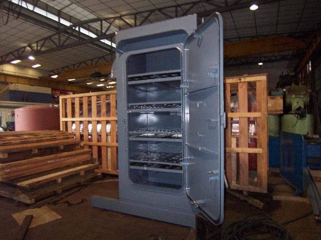 Workshop Fabrication of Steel Storage Cabinet for Oil Samples image 