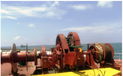 Repairing of Anchor Windlass at Anchorage image 